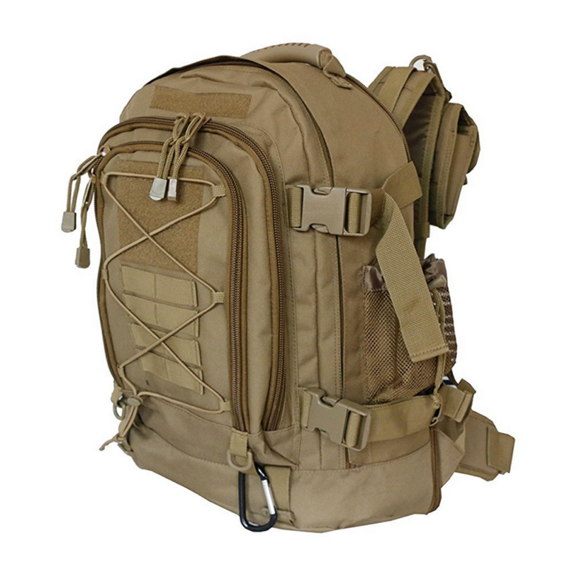 TTBP001HYDBRW Erweiterbarer Rucksack Beige