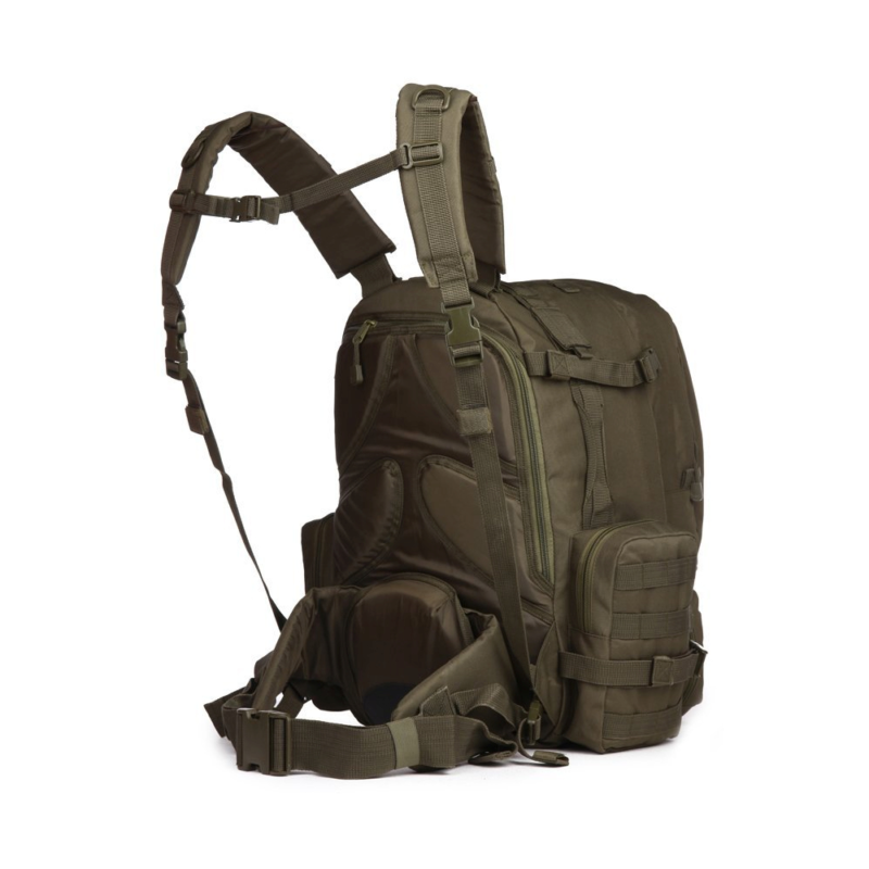 TTBP007LPTOD Tactical Laptop Trekkingrucksack Olivgruen Seite